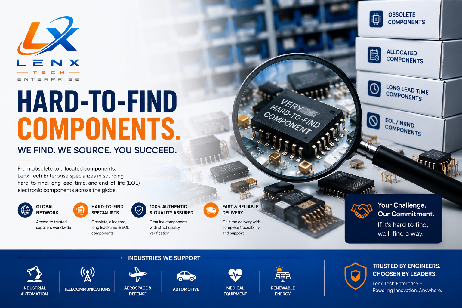 Hard-To-Find Electronic Components